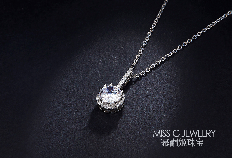 s925銀鋯石吊墜加工
