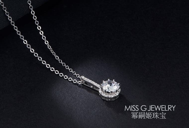 s925銀鋯石吊墜加工